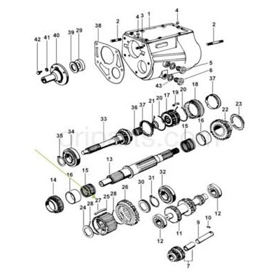 Mahindra Synchro Assembly 530R 3rd/4th W/O Cb Sint for Xylo & Scorpio