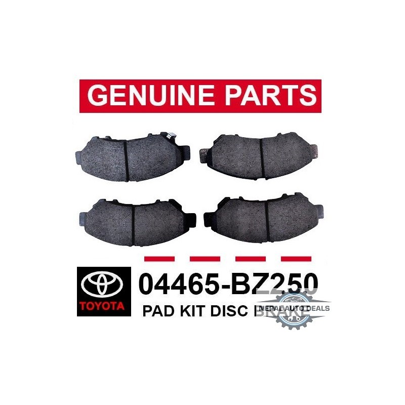Disc Brake 04465BZ250 | Pad Kit OEM |Genuine Toyota / Lexus Origin Disc Brake 04465BZ250 | Pad Kit OEM |Genuine Toyota / Lexus Origin